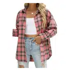 Toronto-Shirt-plaid Women Shirts Long Sleeve Plaid